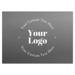 Your Business Logo or Design & Editable Text Tissue Paper