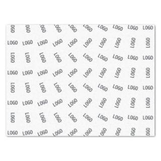 Your Business Logo | Unique Logo Pattern Design  Tissue Paper