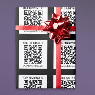 Your Business Name & Editable QR Code