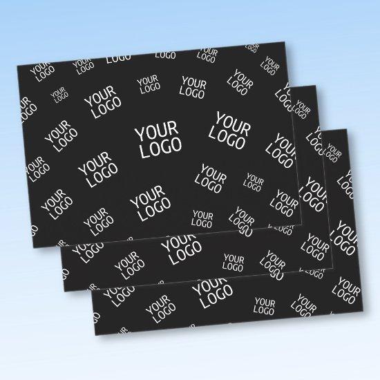 Your Design, Photo or Business Logo Randomly Tiled  Sheets