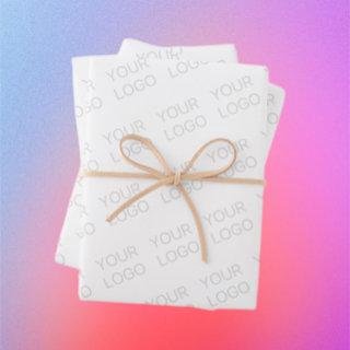 Your Logo Automatically Lightened & Repeating  Sheets