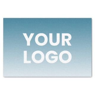 Your Logo & Editable Background Color Gradient  Tissue Paper