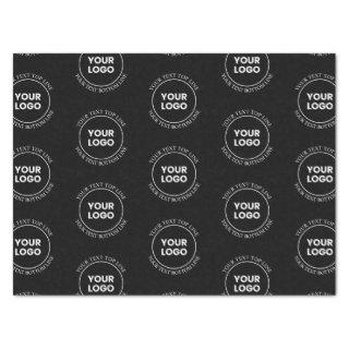 Your Logo & Editable Text | Repeating Pattern  Tissue Paper