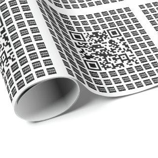 Your Logo/Image Tiled & Editable Scannable QR code
