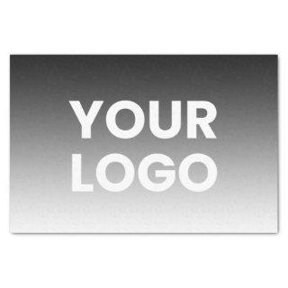 Your Logo & Modern Editable Color Gradient Tissue Paper