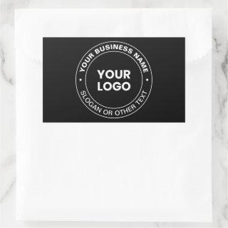 Your Logo | Modern Editable Text & Elements  Rectangular Sticker