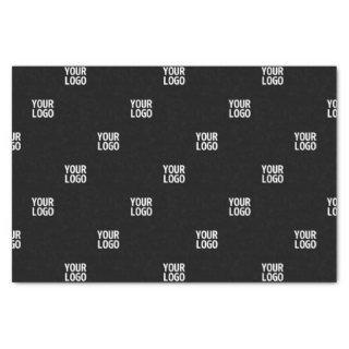 Your Logo or Any Image | Diagonal Stripes  Tissue Paper