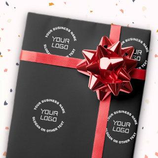 Your Logo or Image & Editable Text | Black & White