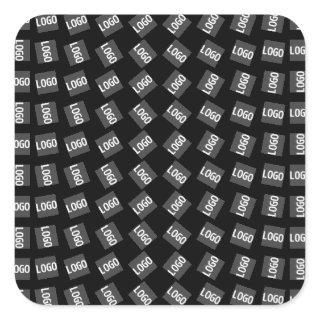 Your Logo | Unique Logo, Design or Image Pattern  Square Sticker