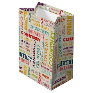 Your (Medium Length) Name is All Over This Medium Gift Bag