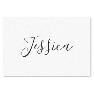 Your Name | Elegant Script Tissue Paper