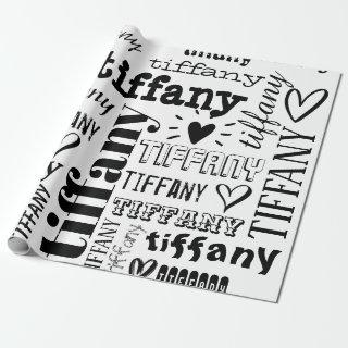 Your Name Text Pattern Personalized