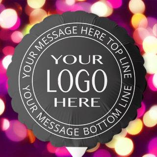 Your Own Logo & Customizable Circular Text Balloon