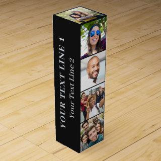 YOUR Photos, Text & Color Wine Box