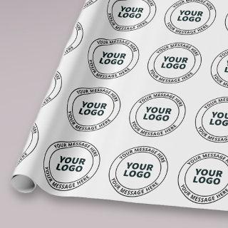 Your Uploaded Logo + Editable Circular Text