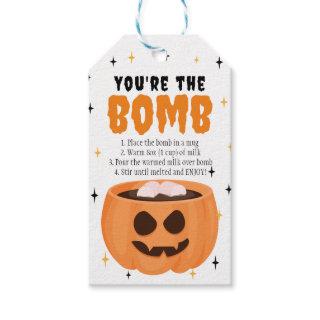 You're the Bomb Tag, Hot Cocoa Bomb Tag, Chocolate Gift Tags