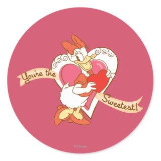 You're the Sweetest Classic Round Sticker