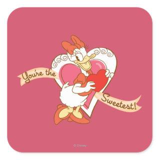 You're the Sweetest Square Sticker