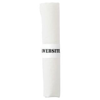 YourWebSite.com Napkin Bands