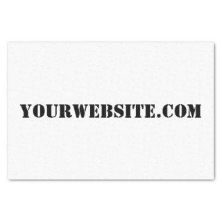 YourWebSite.com Tissue Paper