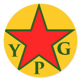 ypg-ypj aa classic round sticker