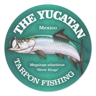 Yucatan (Tarpon) Classic Round Sticker