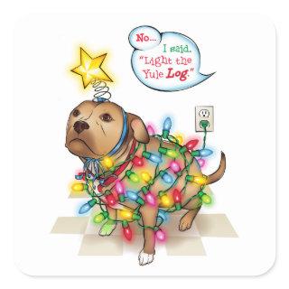 Yule Dog Sticker