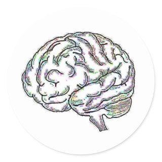 Zany Brainy Classic Round Sticker