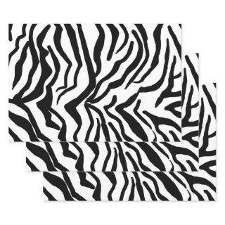 Zebra Black And White Hide Fur Pattern   Sheets