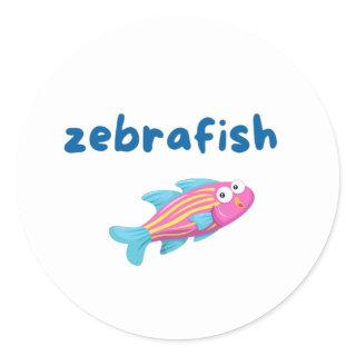 Zebrafish Sticker