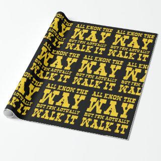 Zen Buddhism Spaghetti Western Style Wrapping Pape