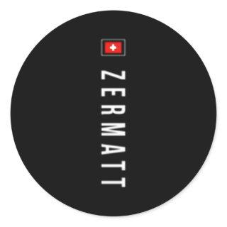 Zermatt Expedition Xo4U Original Classic Round Sticker