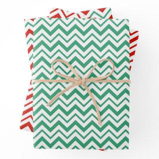 Zig-Zagged Mint Stripe