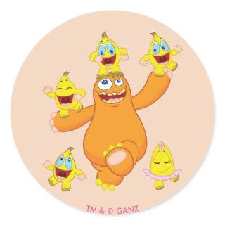 Zingoz and Zangoz Fun Classic Round Sticker