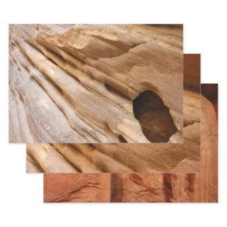 Zion Canyon Wall I Abstract Nature Photography  Sheets