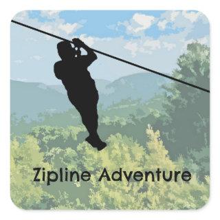 Zipline Adventure Sticker