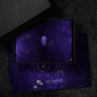 Zodiac Purple Scorpio | Cosmic Astrology Horoscope Tissue Paper