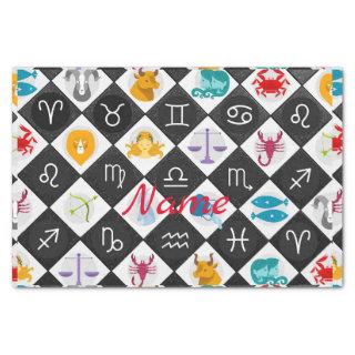 Zodiac Sun Sign Astrology Calendar Thunder_Cove  Tissue Paper
