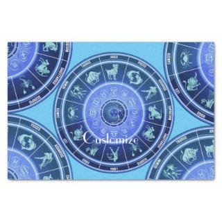 Zodiac Sun Sign Astrology Calendar Thunder_Cove Tissue Paper