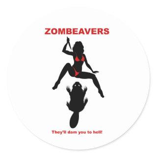 ZOMBEAVERS sticker