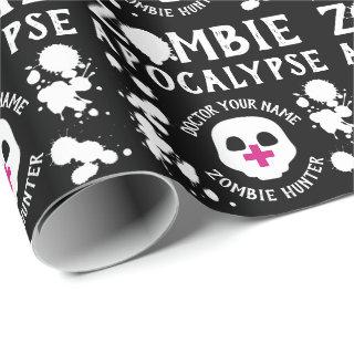 Zombie Apocalypse Personalised Black and White