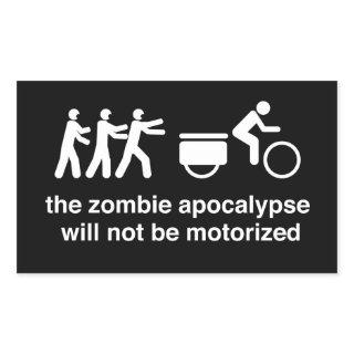 Zombie Apocalypse (Sheet of 4) Rectangular Sticker