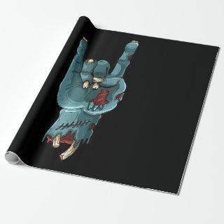 Zombie Hand Funny Halloween Rocker Rock Easy