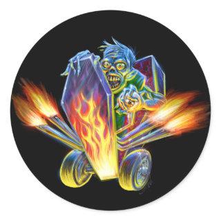 Zombie Hotrod Sticker
