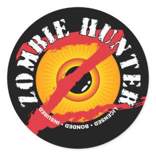 Zombie Hunter Badge Sticker