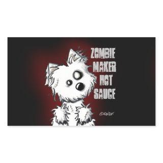 Zombie Maker Hot Sauce sticker