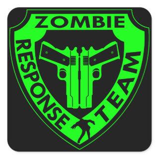 Zombie Response Team Square Sticker