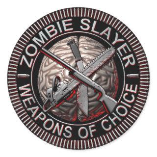 Zombie Slayer Stickers