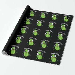 Zoom-cchini Funny Zucchini Pun Dark BG